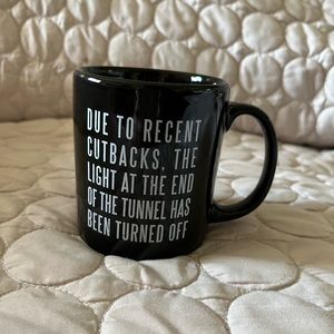 Black coffee mug - Pottery by Kathy